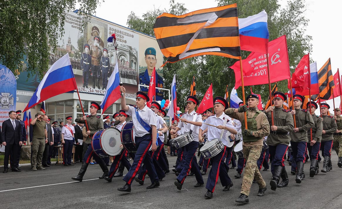 Класс имени Героя России Владимира Жоги открыли в казачьем кадетском корпусе Ростовской области