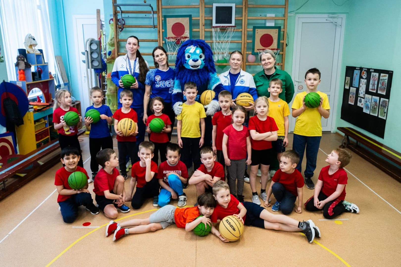 РГПУ им. А.И. Герцена запустил серию мастер-классов по баскетболу для дошкольников