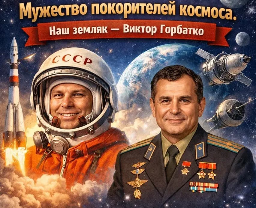 В кубанских школах стартовали занятия «Мужество покорителей космоса. Наш земляк – Виктор Горбатко»