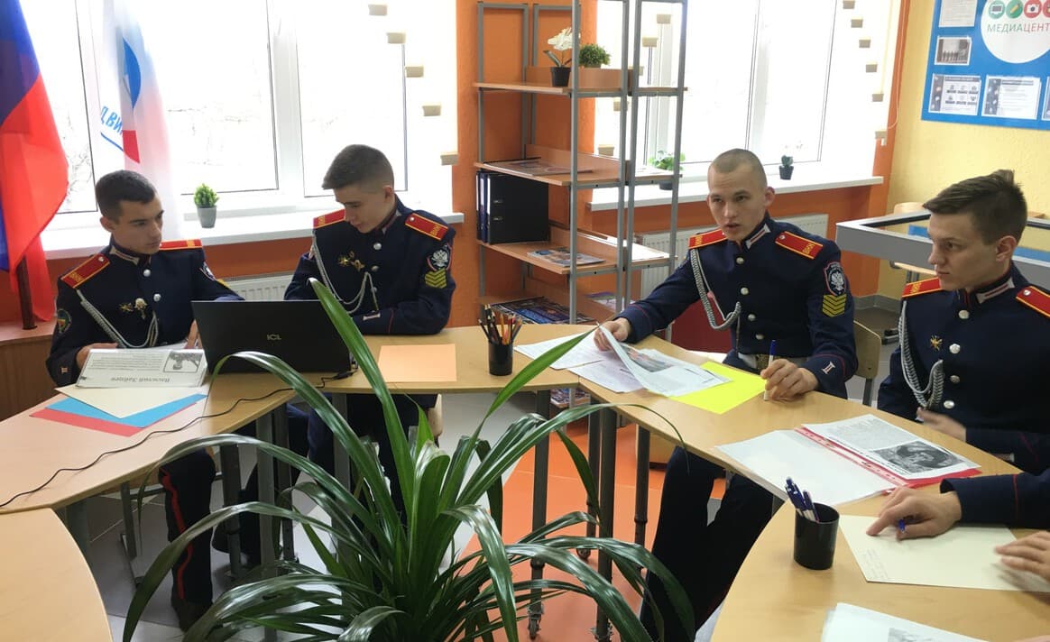 В Волгоградской области открыли девятую казачью школу