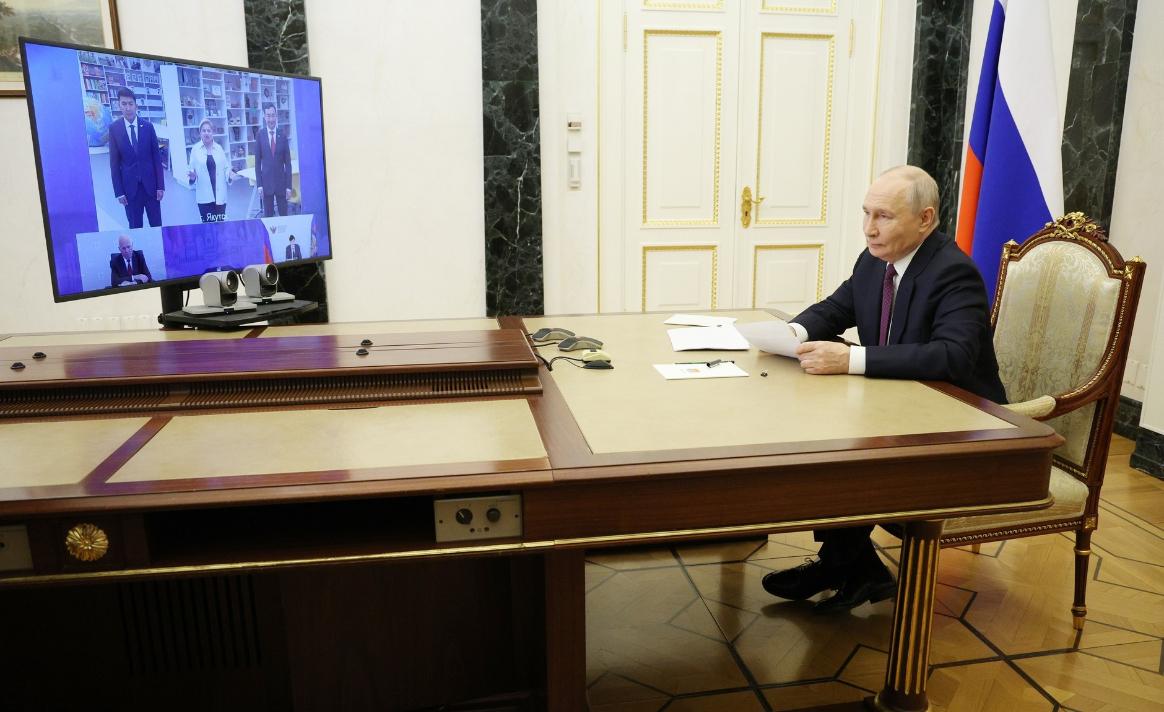Владимир Путин дал старт работе образовательного комплекса «Точка будущего» в Якутии